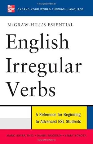 Image du vendeur pour McGraw-Hill's Essential English Irregular Verbs (McGraw-Hill ESL References) mis en vente par WeBuyBooks