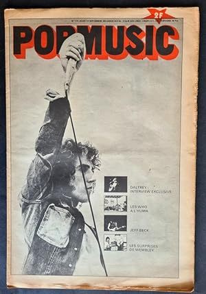 Imagen del vendedor de Revue Pop Music n 114 de 1972 : Roger Daltrey - The Who - Jeff Beck. a la venta por Librairie Victor Sevilla