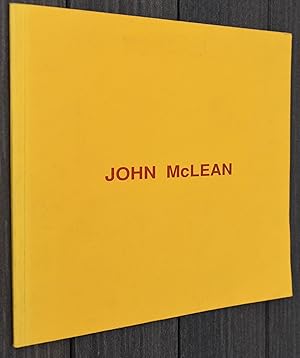 Immagine del venditore per JOHN MCLEAN Recent Paintings venduto da Dodman Books