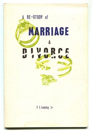 A Re-Study of Marriage & Divorce