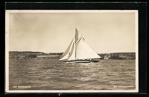 Ansichtskarte Segelyacht auf dem Bodensee, Segelsport