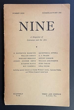 Image du vendeur pour Nine Number 9 (Volume 3, Number 4, Summer / Autumn 1952) - includes a long essay on Charles Williams by Antony Borrow mis en vente par Philip Smith, Bookseller