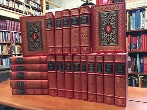 Immagine del venditore per The Oxford Library of Charles Dickens. (Complete in 21 Volumes). The titles are: American Notes, and Pictures from Italy; Bleak House; Barnaby Rudge; David Copperfield; Christmas Books; Christmas Stories; Dombey and Son; Great Expectations; Hard Times; Little Dorrit; Martin Chuzzlewit; Master Humphrey's Clock, and A Child's History of England; The Mystery of Edwin Drood; Nicholas Nickleby; The Old Curiosity Shop; Oliver Twist; Our Mutual Friend; The Pickwick Papers; Sketches by Boz; A Tale of Two Cities; The Uncommercial Traveller, and Reprinted Pieces. venduto da Time Booksellers