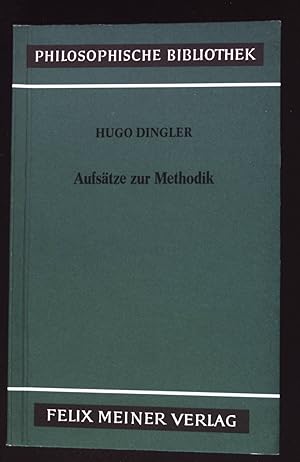 Seller image for Aufstze zur Methodik. Philosophische Bibliothek ; Bd. 403 for sale by books4less (Versandantiquariat Petra Gros GmbH & Co. KG)