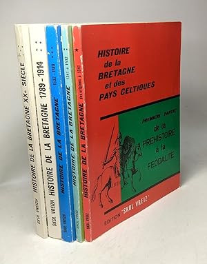 Histoire de la Bretagne et des Pays Celtiques - 5 volumes: 1/ De la préhistoire à la féodalité + ...