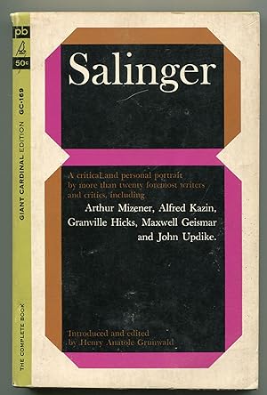 Bild des Verkufers fr Salinger: A Critical and Personal Portrait zum Verkauf von Between the Covers-Rare Books, Inc. ABAA