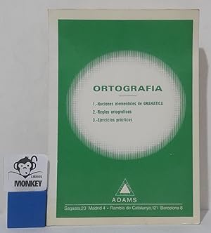 Imagen del vendedor de Ortografa. Nociones elementales de gramtica a la venta por MONKEY LIBROS