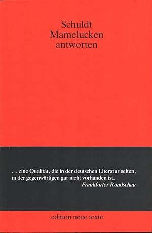 Bild des Verkufers fr Mamelucken antworten. (Akronyme). (Hrsg. v. Heimrad Bcker). zum Verkauf von Antiquariat Reinhold Pabel