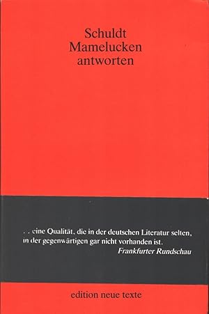 Bild des Verkufers fr Mamelucken antworten. (Akronyme). (Hrsg. v. Heimrad Bcker). zum Verkauf von Antiquariat Reinhold Pabel