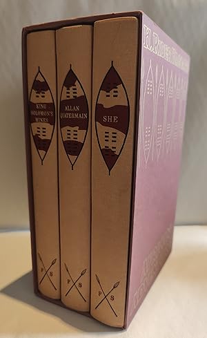 Bild des Verkufers fr African Adventures: King Solomon's Mines; Allan Quatermain; She (three volume box set). zum Verkauf von The Bookstore
