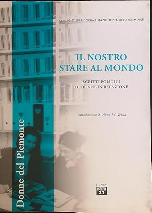 Immagine del venditore per Il nostro stare al mondo. Scritti politici di donne in relazione venduto da Librodifaccia