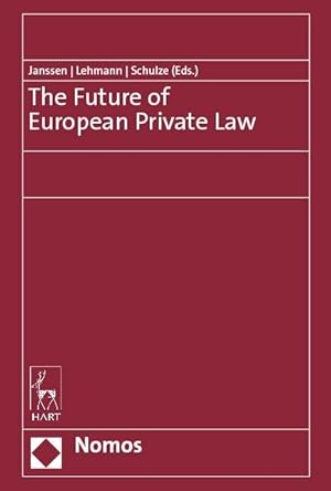 Bild des Verkufers fr The Future of European Private Law zum Verkauf von moluna