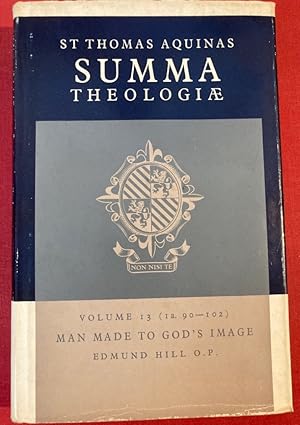 Immagine del venditore per St Thomas Aquinas Summa Theologiae. Volume 13: Man Made to God's Image. (Ia 90-102) Latin Text, English Translation, Introduction, Notes, Appendices & Glossary by Edmund Hill. venduto da Plurabelle Books Ltd