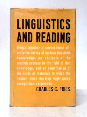 Seller image for Linguistics and Reading for sale by World of Rare Books