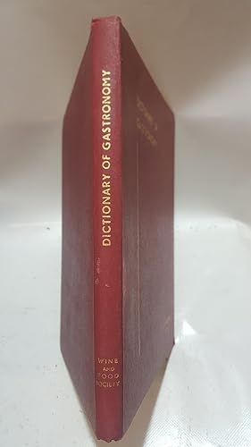 Seller image for A Dictionary of Gastronomy for sale by Cambridge Rare Books