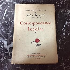 Correspondance inédite Tome I