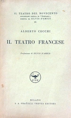 Imagen del vendedor de Il teatro francese a la venta por Librodifaccia