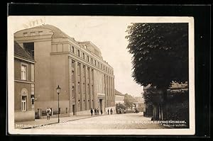 Ansichtskarte Bodenbach, Verwaltungsgebäude der Nordböhm. Elektricitätswerke