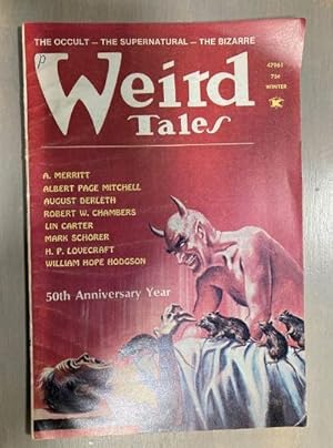 Bild des Verkufers fr Weird Tales Winter 1973 50th Anniversary Issue zum Verkauf von biblioboy