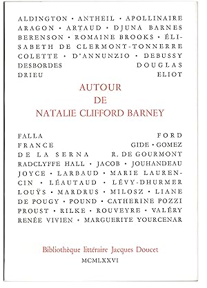 Autour de Natalie Clifford Barney.