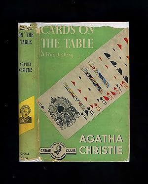 CARDS ON THE TABLE - A Poirot Story (A later post-war printing in dustwrapper]