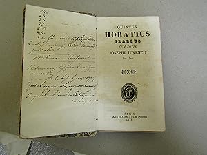 Quintus Horatius Flaccus cum notis Josephi Juvencii