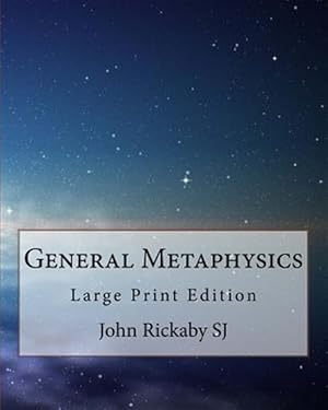 Image du vendeur pour General Metaphysics mis en vente par GreatBookPrices