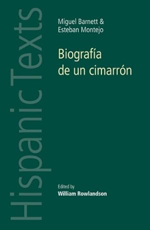 Bild des Verkufers fr Biografia de un Cimarron / Biography of a Cimarron : By Miguel Barnet and Esteban Montejo zum Verkauf von GreatBookPrices