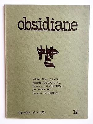 Image du vendeur pour Obsidiane N12. Septembre 1980. mis en vente par Le Livre  Venir
