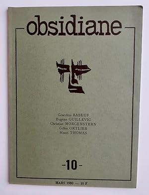 Seller image for Obsidiane N10. Mars 1980. for sale by Le Livre  Venir