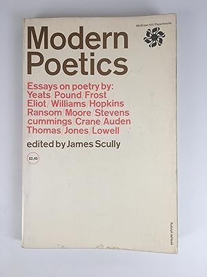 Seller image for Modern Poetics: Essays on Poetry for sale by The Curated Bookshelf