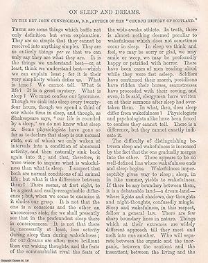 Image du vendeur pour On Sleep and Dreams. An original article from Macmillan's Magazine, 1864. mis en vente par Cosmo Books