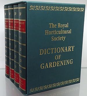 Bild des Verkufers fr The New Royal Horticultural Society Dictionary of Gardening. Folio Boxed Set in Four Volumes zum Verkauf von St Marys Books And Prints