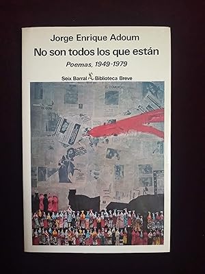 Bild des Verkufers fr No todos los que estn. Poemas, 1949-1979 zum Verkauf von Llibreria Fnix