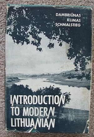 Seller image for Introduction to Modern Lithuanian for sale by Crossroad Books