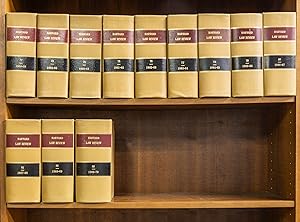 Harvard Law Review. Vols. 72 to 83 (1958-1970), in 12 books