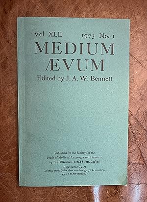Seller image for The Form of the Breton Lay Medium Aevum VOL. XLII, No. I 1973 for sale by Three Geese in Flight Celtic Books