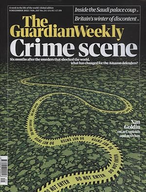 The Guardian weekly. A week in the life of the world / Global edition. 9. December 2022 / Vol. 20...