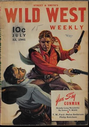 Imagen del vendedor de WILD WEST Weekly: July 12, 1941 a la venta por Books from the Crypt