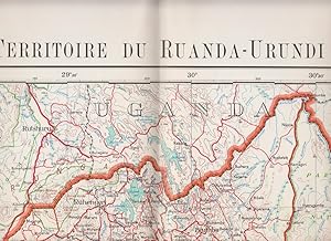 Carte du Territoire du Ruanda-Urundi. Echelle 1:500.000.