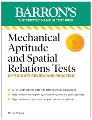 Seller image for Mechanical Aptitude and Spatial Relations Tests for sale by GreatBookPricesUK