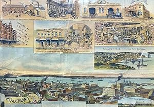 Advertising Poster, View of Auckland from Grand Hotel