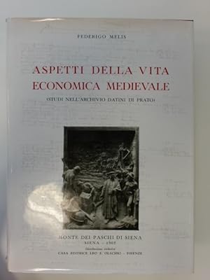 Bild des Verkufers fr Aspetti della vita economica medievale (studi nell'archivio Datini di Prato). I. zum Verkauf von Wissenschaftliches Antiquariat Zorn