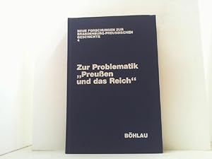 Bild des Verkufers fr Zur Problematik "Preuen und das Reich". zum Verkauf von Antiquariat Uwe Berg