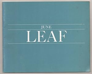 Imagen del vendedor de June Leaf: A Retrospective Exhibition a la venta por Jeff Hirsch Books, ABAA