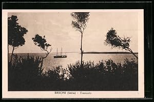 Bild des Verkufers fr Ansichtskarte Brioni /Istria, Tramonto zum Verkauf von Bartko-Reher