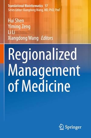 Seller image for Regionalized Management of Medicine for sale by BuchWeltWeit Ludwig Meier e.K.