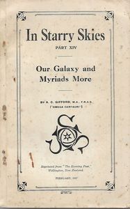 Imagen del vendedor de In Starry Skies, Part XiV - Our Galaxies and Myriads More a la venta por Book Haven