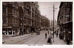 Bild des Verkufers fr Ansichtskarte / Postkarte Leicester East Midlands England, Granby Street zum Verkauf von akpool GmbH