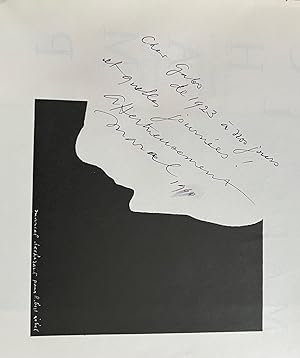 Seller image for MARCEL DUCHAMP (SIGNED TO NAUM GABO) for sale by Burwood Books